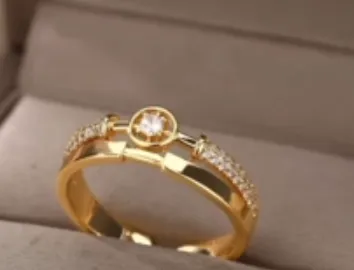 Modern Gold Ring Design For Girls