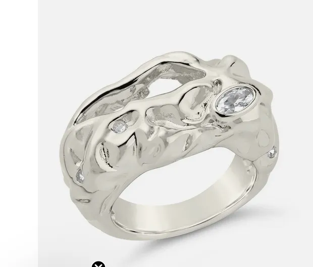 Chunky Silver Ring 2