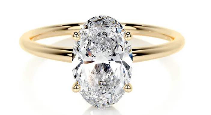 Lab Created Diamond Rings