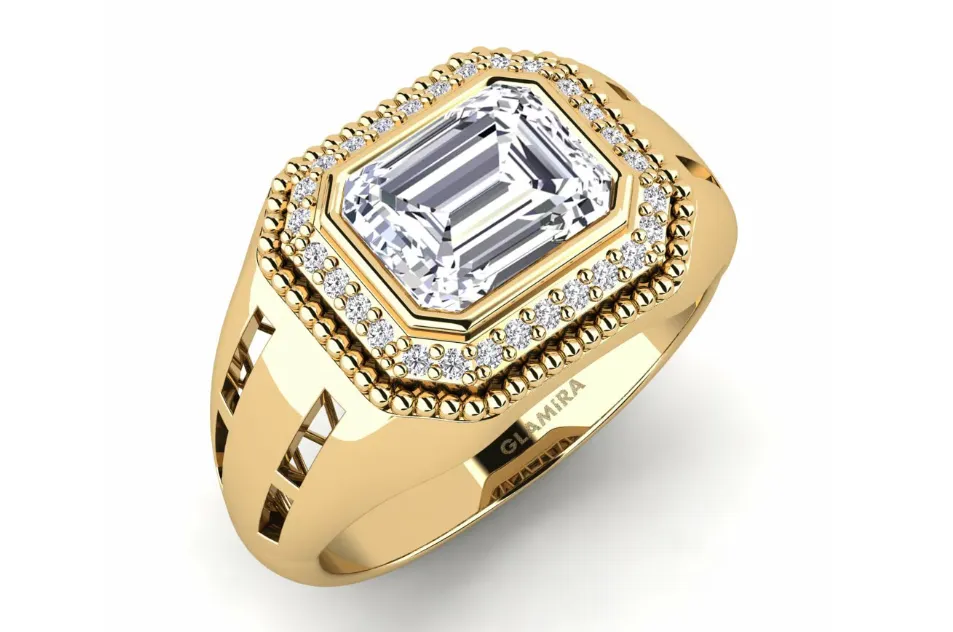 Mens Gold Ring Jewelry 3