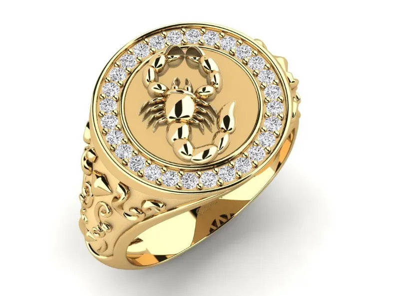 Mens Gold Ring Jewelry 4