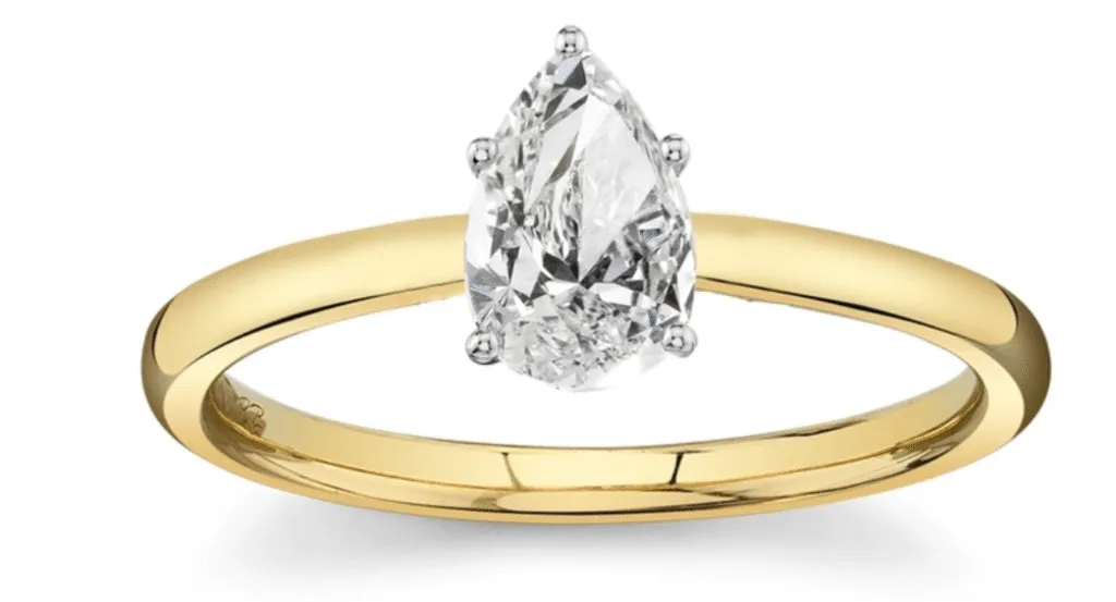 Pear Shaped Diamond 4