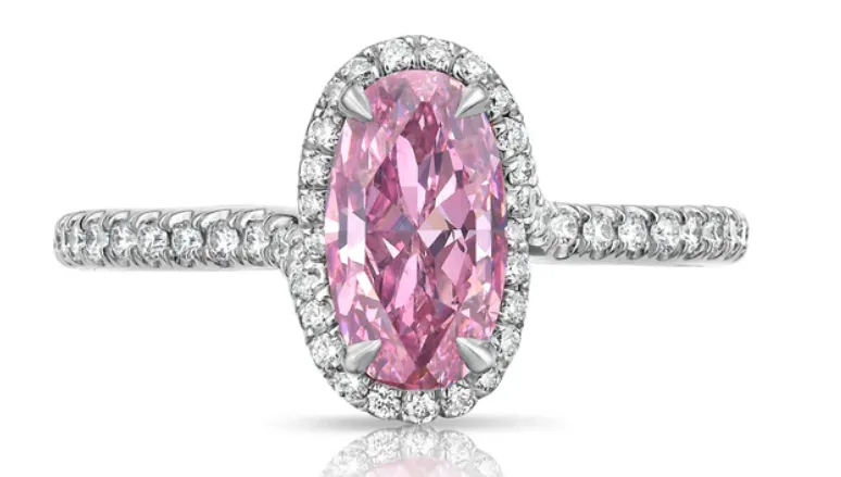 Pink Diamond Engagement Ring