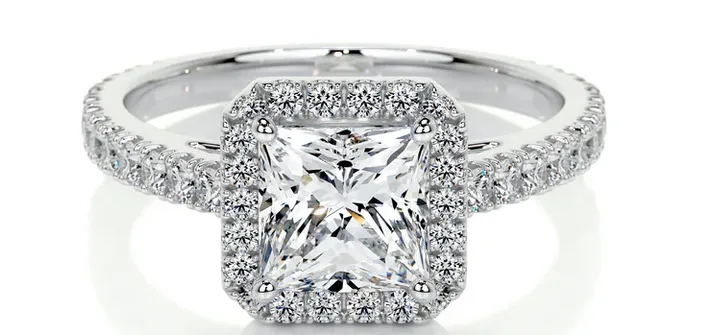 Square Diamond Ring