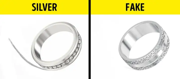 Image Of How To Tell If A Ring Is Real Silver